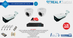 4 KAMERALI 2 MP  AHD KAMERA SETİ 