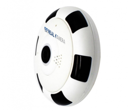 Panoramik Tavan Kamerası 1080P, 360/180˚ P2P, KAYIT, ALARM, WIFI, IR, KAMERA