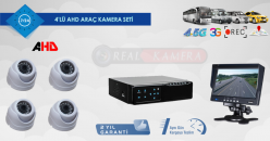 4'lü  AHD Araç Kamera Sistemi