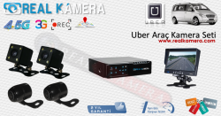 4lü  Araç Kamera Sistemi ( Uber ve Tüm Araçlara Uygun )